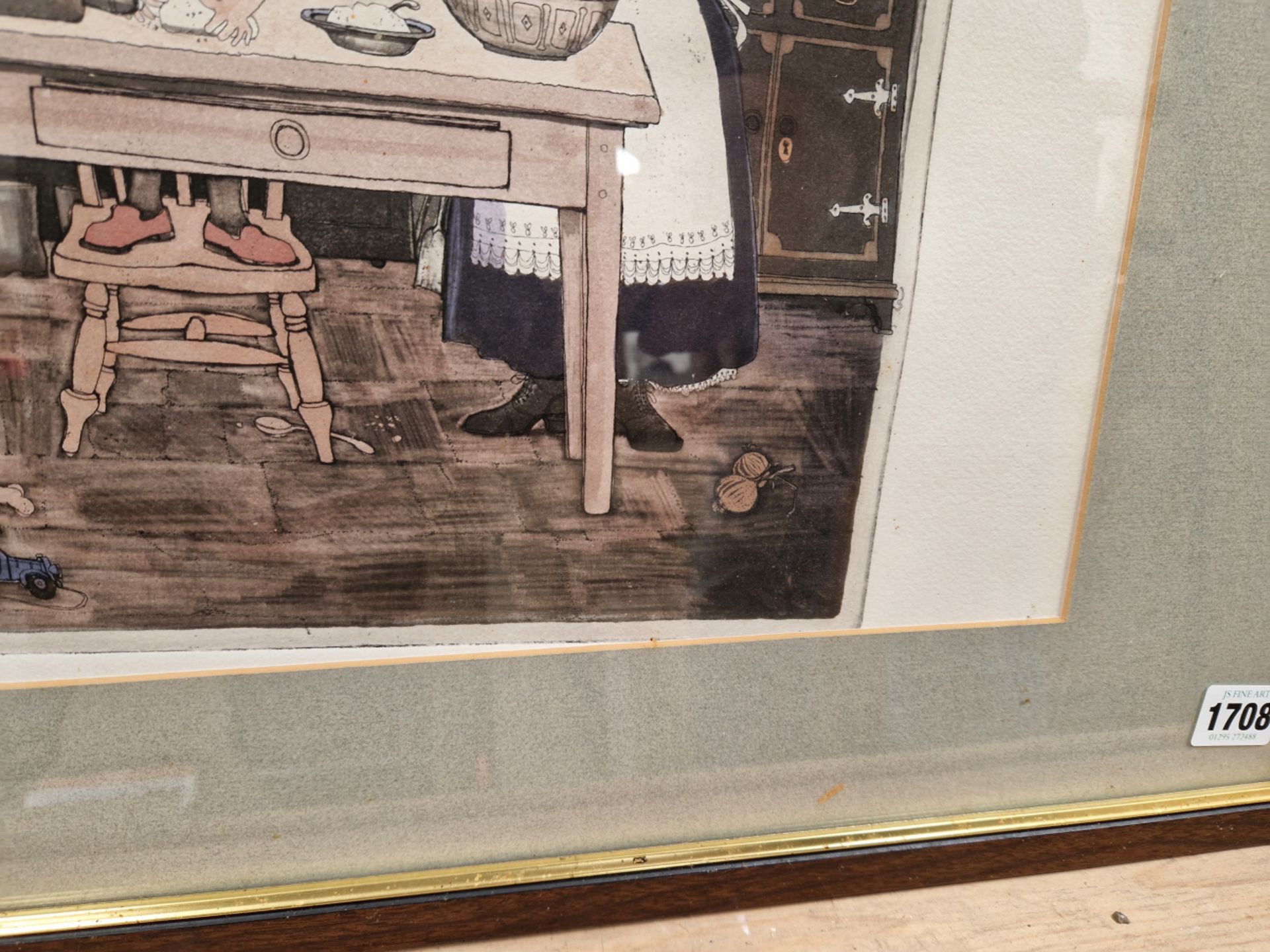 GRAHAME CLARKE (1941- ) ARR. EXCELSIOR, PENCIL SIGNED LIMITED EDITION ARTIST PROOF. 41 x 53cms - Image 3 of 4