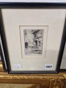 THREE EARLY 20th CENTURY PENCIL SIGNED LANDSCAPE PRINTS BY VARIOUS HANDS (3)