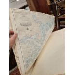 A LARGE FOLIO OF VINTAGE COASTAL MAPS