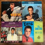 ELVIS PRESLEY 12 x SINGLES IN PICTURE SLEEVES FROM VARYING COUNTRIES, SPAIN, AUSTRALIA, US