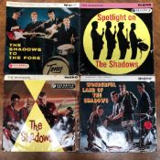 THE SHADOWS 8 x EPS INCLUDING SHADOWS TO THE FORE 1st AND 2nd PRESSING SPOTLIGHT ON... SEG 8135. THE