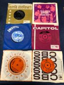 POP/60'S - APPROX 100 SINGLES INCLUDING - DAVID GARRICK - DONT GO OUT IN THE RAIN, SMOKEY ROBINSON -
