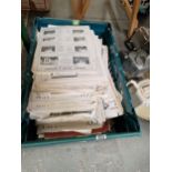 A LARGE BOX OF VINTAGE COUNTRY LIFE MAGAZINES ETC.