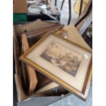 19th C. PICTURES, A SCULPTURE ETC.