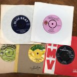 REGGAE/ROCKSTEADY; 5 SINGLES - DERRICK MORGAN - DON'T YOU KNOW LITTLE GIRL - BLUE BEAT BB 82,