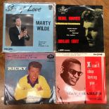 10 x ROCK 'N' ROLL/POP EPS - INCLUDING- MARTY WILDE - SEA OF LOVE BBE 12327, DUANNE EDDY - REBEL