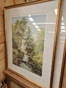 A PAIR OF A LARGE LIMITED EDITION PRINTS BY JEAN GOODWIN.