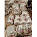 ROYAL WORCESTER ROYAL GARDEN PATTERN TEA AND COFFEE WARES