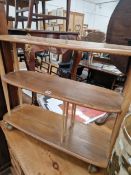 AN ERCOL THREE TIER STAND.