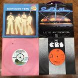 1970S ROCK/POP SINGLES 45S INCLUDING- E.L.O. (SOME COLOURED), THE SWEET, NAZARETH, VARIOUS ISLAND