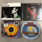 JAZZ/BLUES/FOLK/SOUNDTRACKS; APPROX 150 CDS INCLUDING - MILES DAVIS, THE WATERBOYS, JOHN COLTRANE,