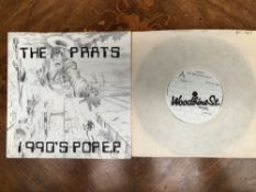 PUNK; 2 SINGLES - THE PRATS - 1990'S POP EP - ROUGH TRADE RT 042 AND CHEEKY - DON'T MESS AROUND -