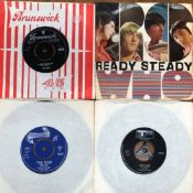 15 x THE WHO SINGLES INCLUDING- READY STEADY WHO EP REACTION 592 001, I CAN'T EXPLAIN - BRUNSWICK