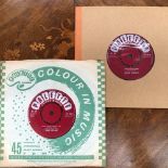 2 x SINGLES ON PALETTE RECORDS: JERRY ANGELO - INNOCENT ANGELS PG 9034 & VINCE TAYLOR - WHAT-CHA-