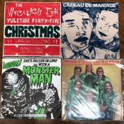 PUNK/NEW WAVE/INDIE; 50 SINGLES INCLUDING - WRECKLESS ERIC - YULETIDE FORTY FIVE, CADEAU DE