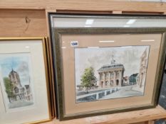 A GROUP OF FIVE WATERCOLOUR PRINTS BY AND AFTER KEN MESSER