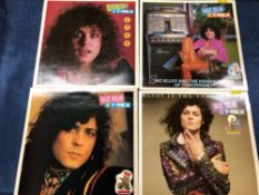 MARC BOLAN/T.REX; 5 ALBUMS & 13 SINGLES; MARC ON WAX '80S REISSUES - TANX, ZINS ALLOY & THE HIDDEN