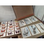 THREE ALBUMS OF CIGARETTE CARDS