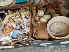 A QUANTITY OF VARIOUS CHINA ORNAMENTS ETC.