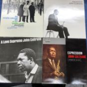 A COLLECTION OF JAZZ LPS INCLUDING ORNETTE COLEMAN, MILES DAVIS, ERIC DOLPHY REISSUES, SOME BRANFORD