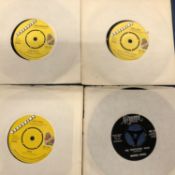 SOUL/NORTHERN SOUL 9 x GRAPEVINE AND OTHER LABEL 7" SINGLES INCLUDING - TONY MIDDLETON - THE PARIS