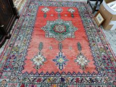 A NORTH AFRICAN TRIBAL CARPET
