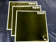 KPM LIBRARY RECORDS; 3 CONSECUTIVE LPS - 1076 SPEED AND EXCITEMENT, 1077 PROGRESSIVE POP, 1078 SWEET