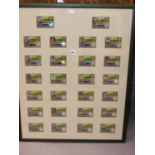 A FRAME OF 26 RYDER CUP ACCESS ALL AREAS CARDS FOR THE GOLFERS GOING TO PLAY IN THE 2001 34TH