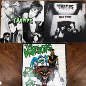 PSYCHOBILLY/THE CRAMPS/THE METEORS; 3 SINGLES - THE CRAMPS - FEVER / GARBAGEMAN ILS 0017, THE CRAMPS