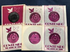 SOUL/NORTHERN SOUL 6 x 7" SINGLES ON THE CONTEMPO-RARIES LABEL INCLUDING - THE BELLES - DONT PRETEND