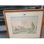 OVE HAAGENSEN, THREE SOUTH AMERICAN STREET SCENES, WATERCOLOURS, SIGNED