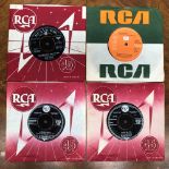 ELVIS PRESLEY 26 x SINGLES 60's/70's INCLUDING "YOU'RE TIME HASN'T COME YET BABY" - RCS1714, IF