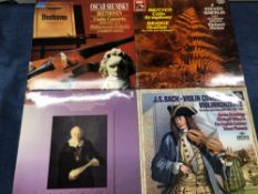 CLASSICAL; 7 RECORDS - DIGITALLY MASTERED LPS INCLUDING - OSCAR SHUMSKY - BEETHOVEN VIOLIN