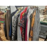 VINTAGE JACKETS AND DRESSES TO INCLUDE CHESCA, MARKS AND SPENCERS, VALENTINO ETC.