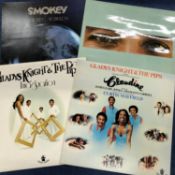 SMOKEY ROBINSON/GLADYS KNIGHT & THE PIPS; 29 LPS INCLUDING - SMOKEY - STMA 8012, NITTY GRITTY -