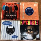 1960S ROCK/POP SINGLES 45S INCLUDING- ROY ORBISON, BILLY FURY, THE TORNADOES, RAY CHARLES ETC.