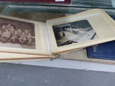 AN ALBUM OF HENLEY REGATTA PHOTOGRAPHS TOGETHER WITH TWO ALBUMS DEPICTING SHIP LAUNCHES.