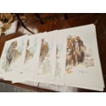 A QUANTITY OF SIGNED LIMITED EDITION PRINTS AFTER JOAN BOUCHE.