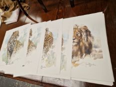 A QUANTITY OF SIGNED LIMITED EDITION PRINTS AFTER JOAN BOUCHE.