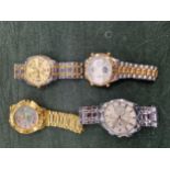 FOUR ORLANDO COSTUME WATCHES