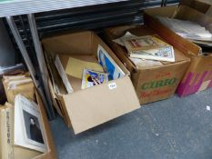 FOUR BOXES OF VARIOUS LETTER EPHEMERA , THEATER AND OTHER PROGRAMMES, BILL HEADS, PHOTOGRAPHS ETC.