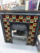 A VICTORIAN FIRE SURROUND.