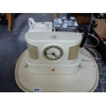 A VINTAGE 1950'S/60'S DECO STYLED TEASMAID ON ORIGINAL TRAY.