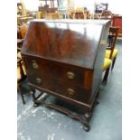 A MAHOGANY BUREAU.