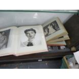 A QUANTITY OF PHOTO ALBUMS, INCLUDING FAMOUS PERSONS.