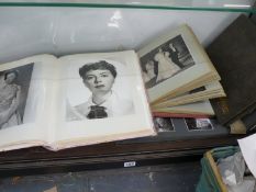 A QUANTITY OF PHOTO ALBUMS, INCLUDING FAMOUS PERSONS.
