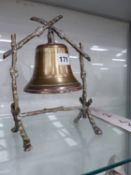 A VINTAGE TABLE BELL.