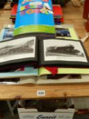 AN EXTENSIVE COLLECTION OF RAILWAY RELATED PHOTOGRAPHS AND EPHEMERA CONTAINED IN OVER 50 ALBUMS.