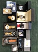 VARIOUS WATCHES MOSTLY NEW OLD STOCK TO INCLUDE SEKONDA, CITRON, A WALKFIT WATCH, DIGITAL EXAMPLES