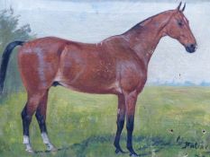 GEORGE PAICE (1854-1925) PORTRAIT OF THE RACE HORSE BATCHELOR, OIL ON CANVAS, SIGNED AND TITLED